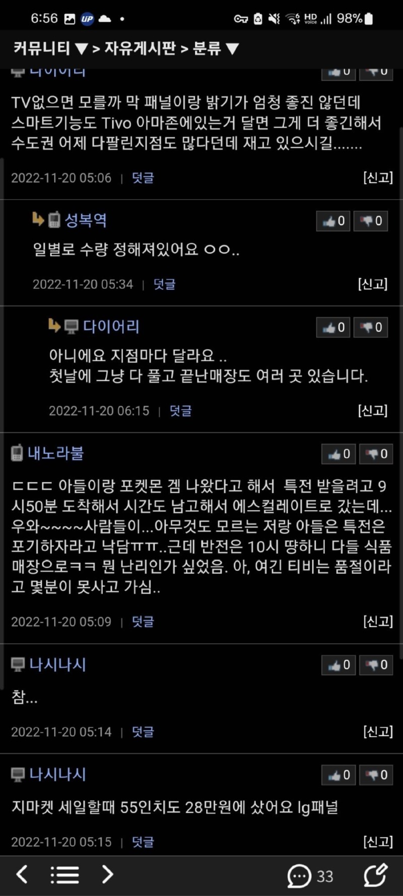이마트에 너무 일찍 도착한 형님 