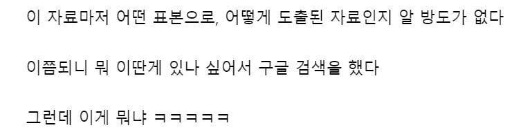 통계자료를 그대로 믿으면 안되는 이유 