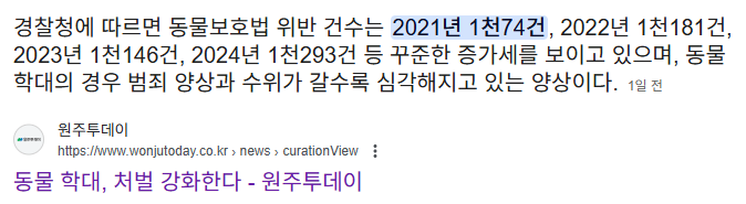 연간 유기동물 10만마리, 유기동물 감소를 위한 대책은...? 