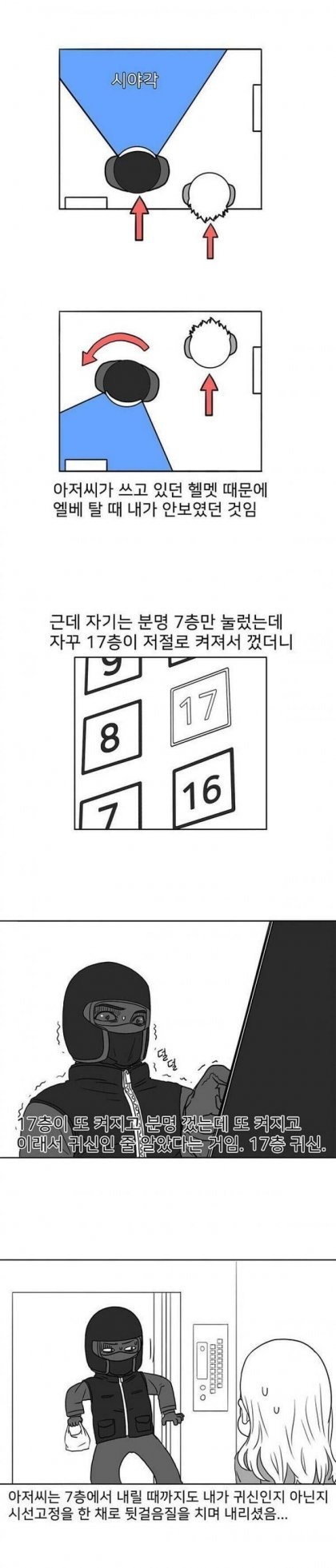 엘리베이터 귀신.manhwa