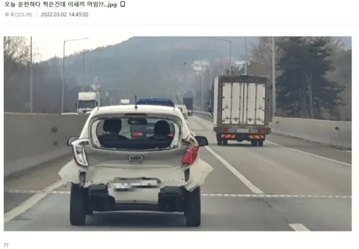 고속도로에서 본 이상한 차.jpg