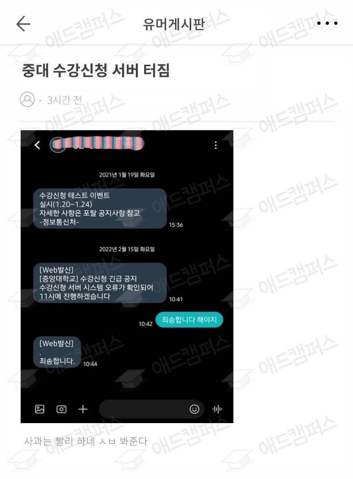 죄송합니다 해야지 