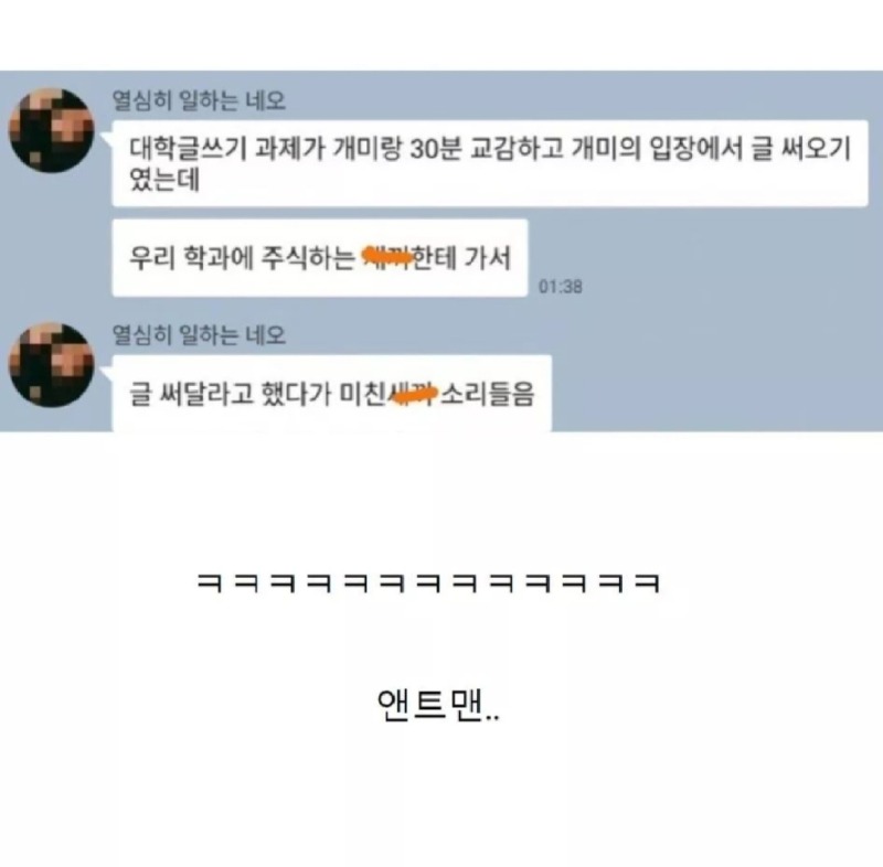 개미랑 교감하는 법