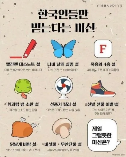 한국 미신 모음