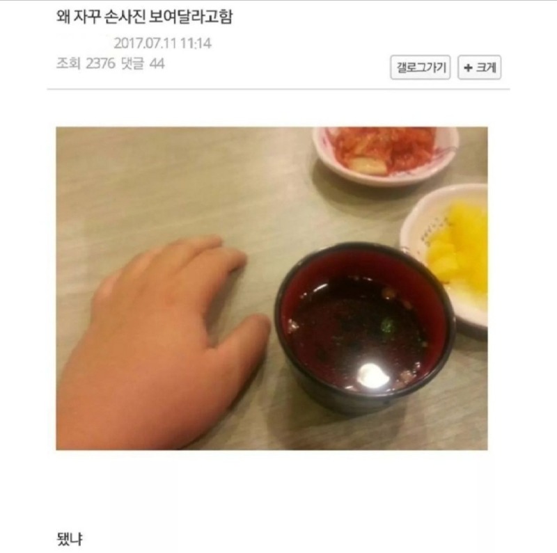 먹을 수 있다? 없다?