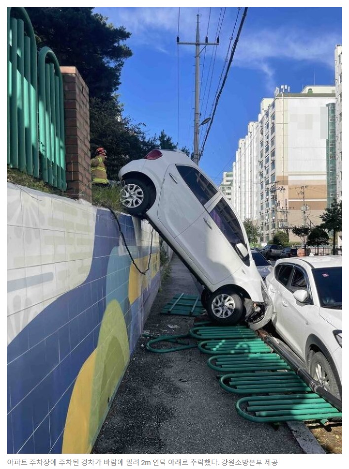 어제자 태풍의 위력 