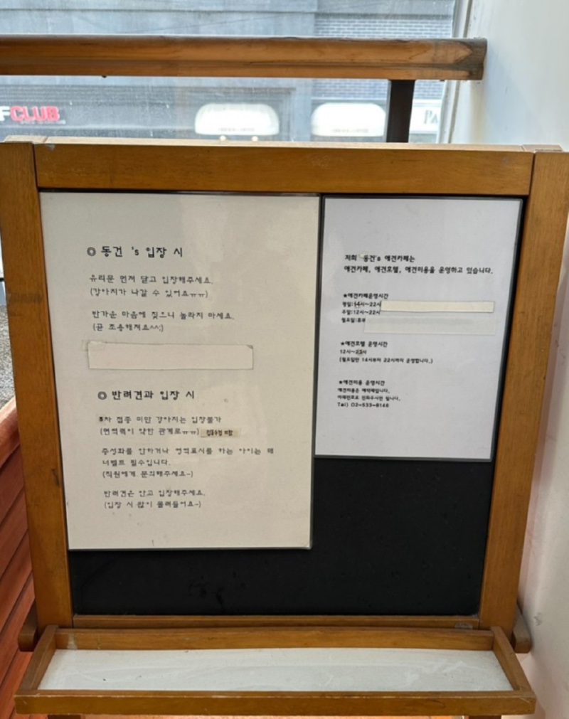 동건s애견카페 후기