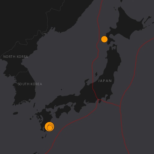 일본 열도 지진 위험 근황