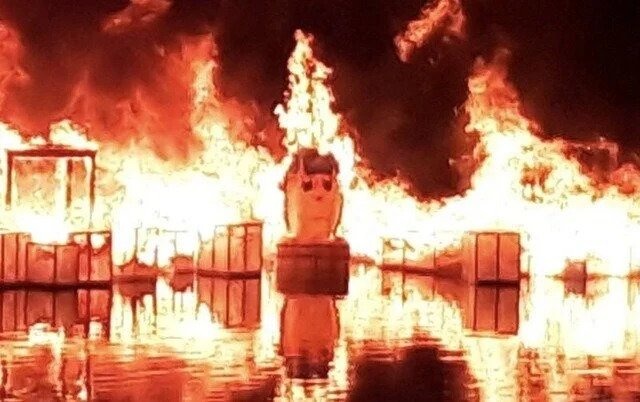 일본에서 화제인 등불축제 