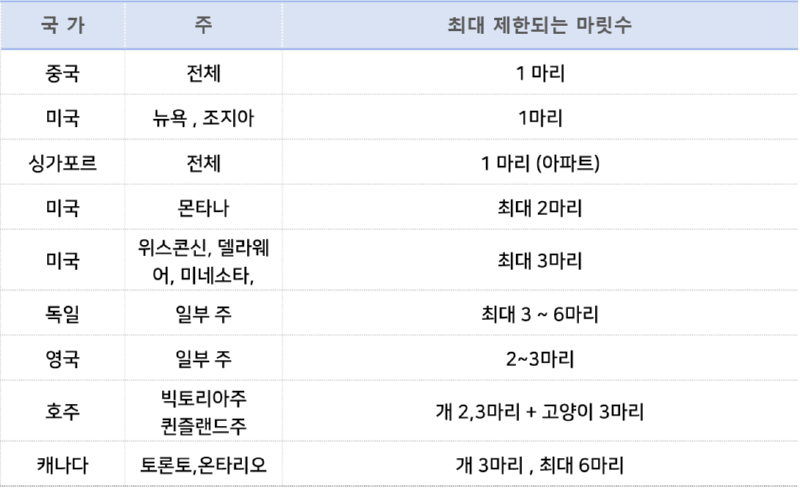 국내 도입이 시급한 반려동물 관련 법 (장문 주의)