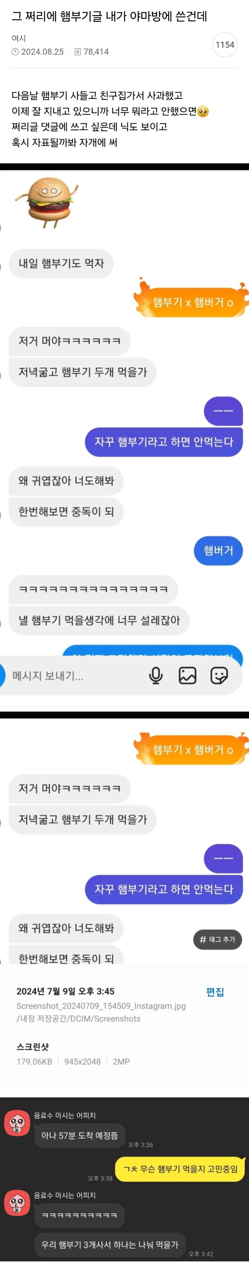 햄부기 사건의 결말 (본인등판)