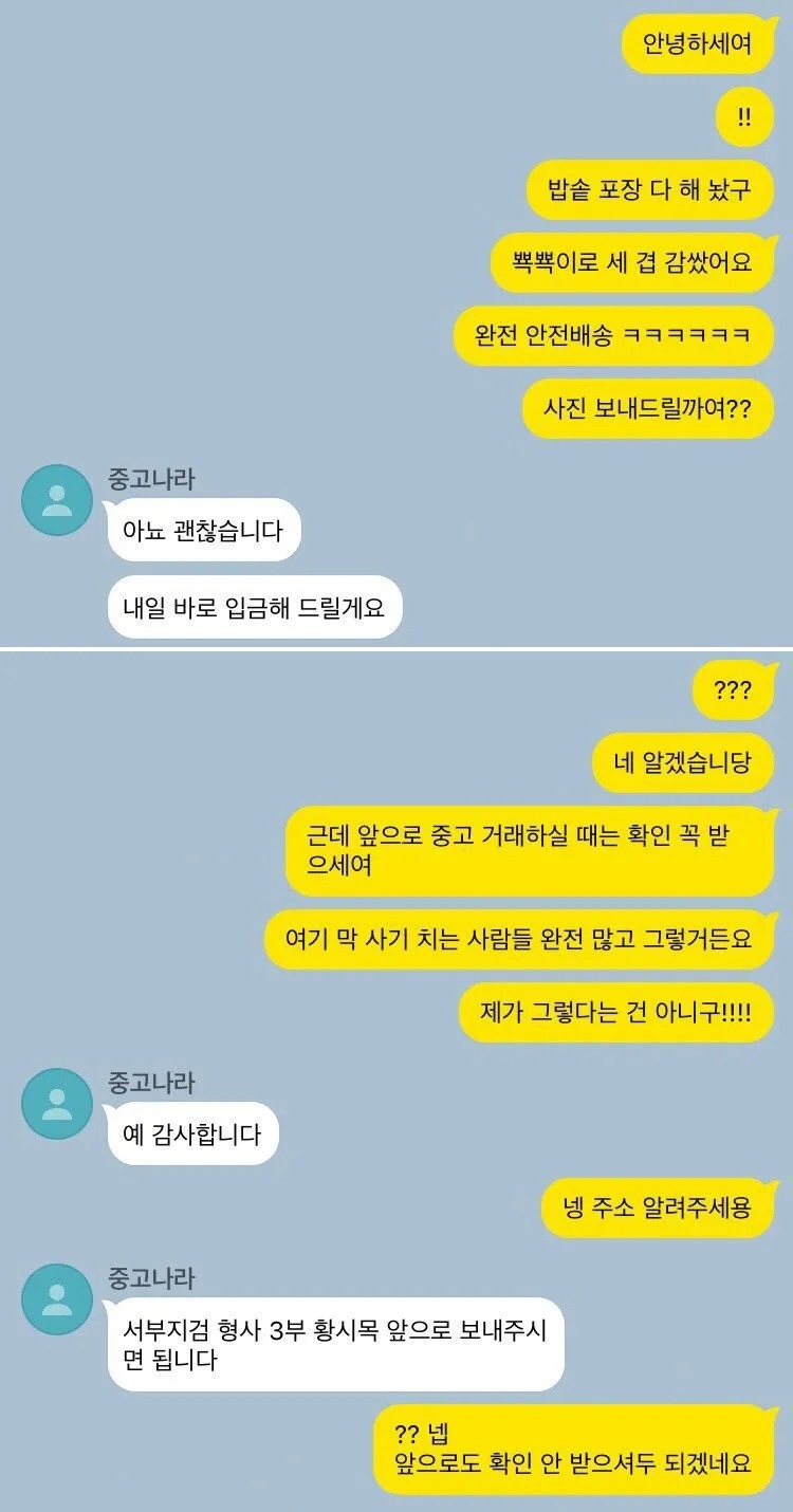 중고나라 사기 면역 만렙