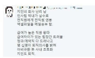 연봉을 대외비로 하는 이유