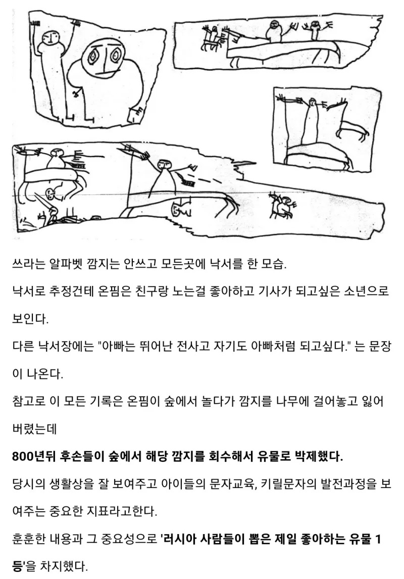 러시아인들이 가장 좋아하는 유물 1위 
