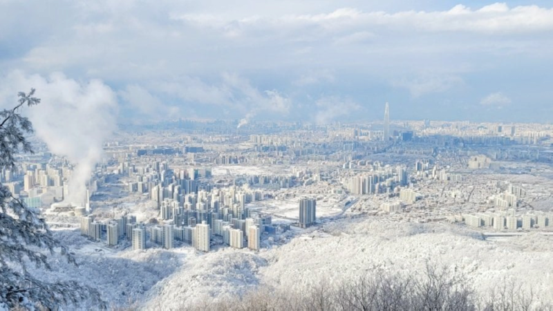 117년만에 11월 폭설 내린 서울 풍경