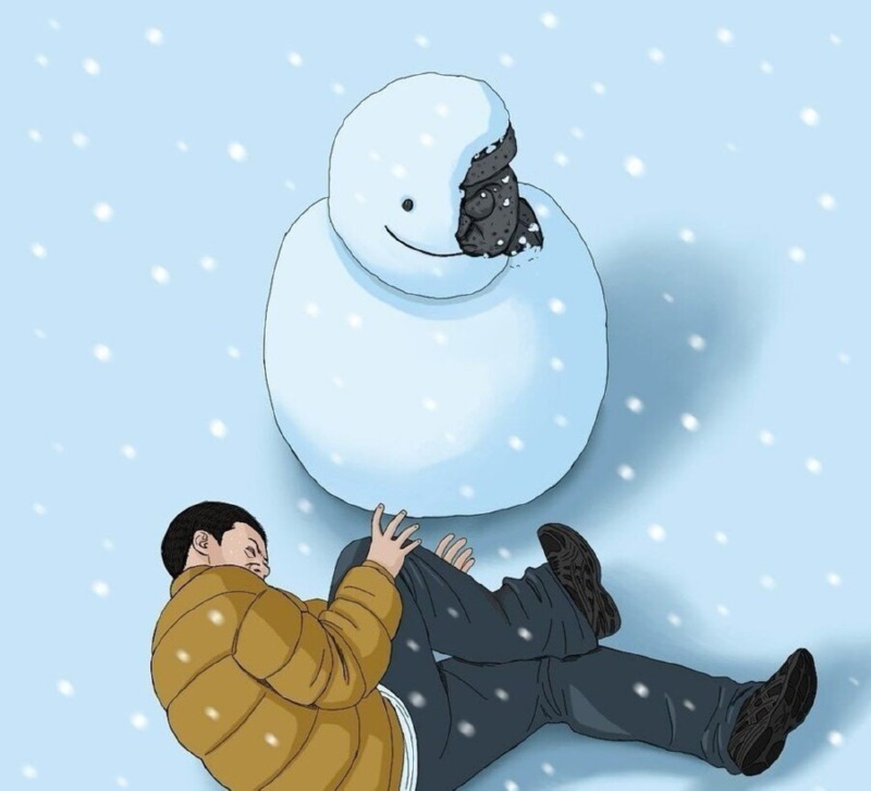 제주도에서 눈사람을 부시면 안되는 이유