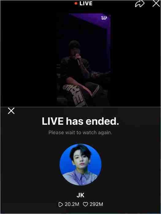 휴가나온 BTS 정국 라이브 시청자 수 