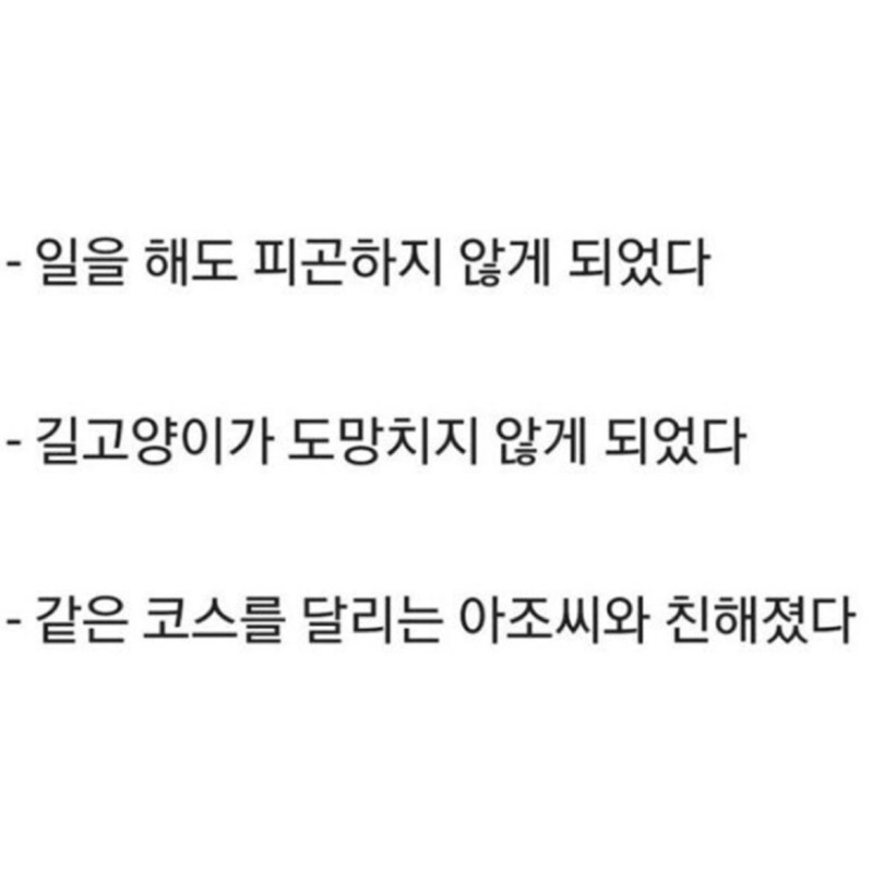 2년간 매일 조깅한 후기 