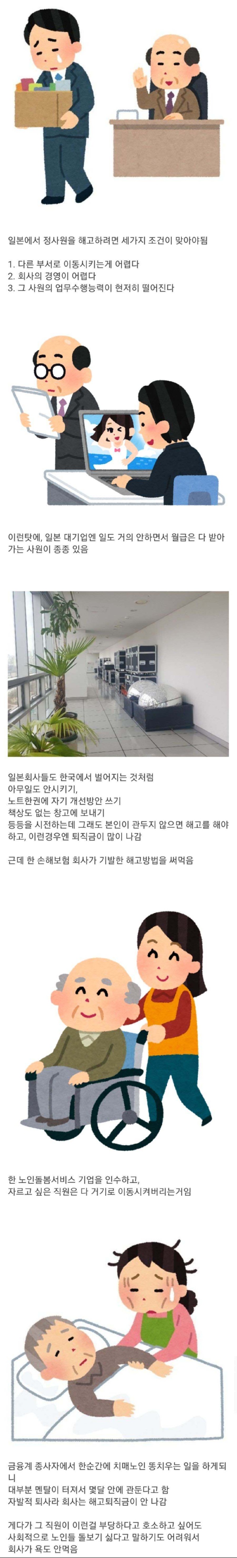 일본 기업이 직원을 교묘하게 자르는 방법 