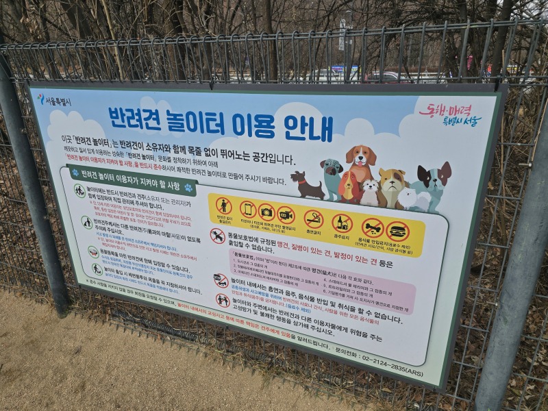 월드컵공원 반려견놀이터, 서울 반려견들의 모임장소!