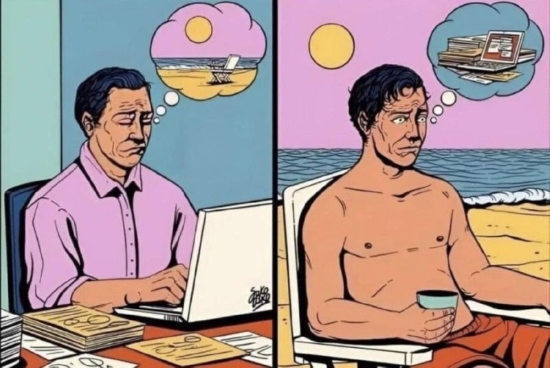 직장인이 생각하는 휴가
