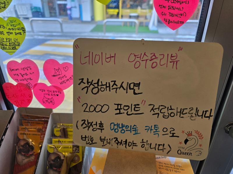 멍냥의숲 등촌점, 애견용품 무인점포 즐기기