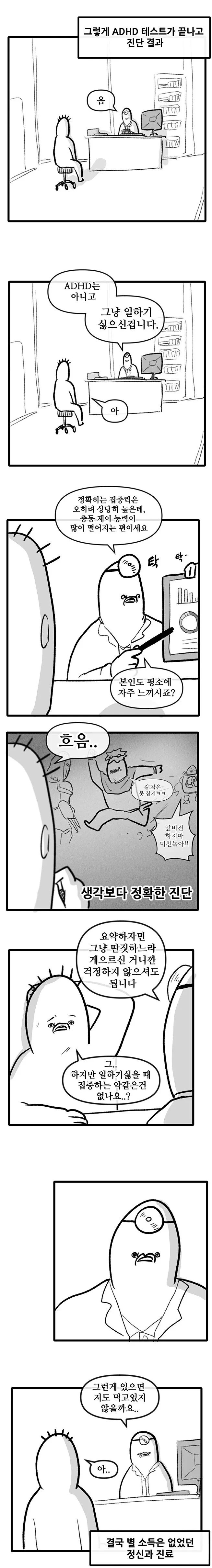ADHD 검사 후기