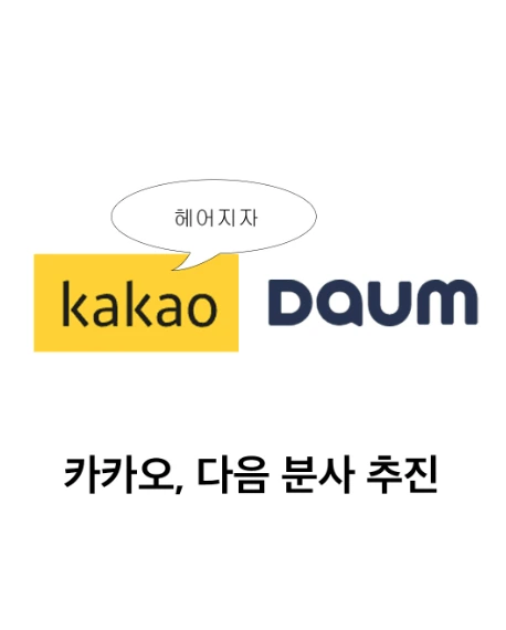 카카오-다음, 분사 추진 진행 중. 