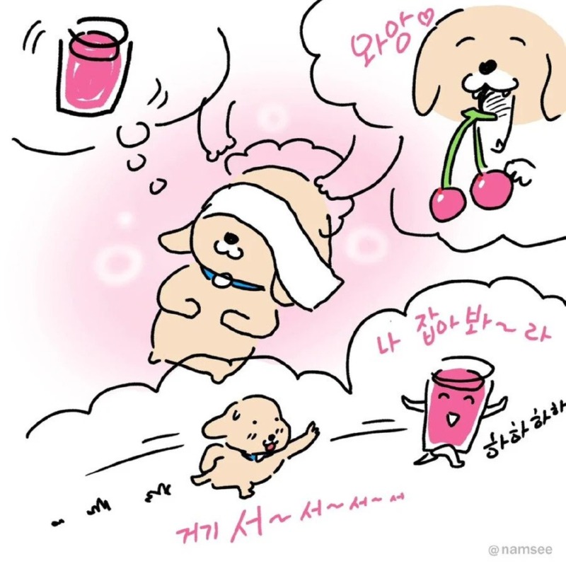 미용실에서 체리콕 받았던 만화.namsee