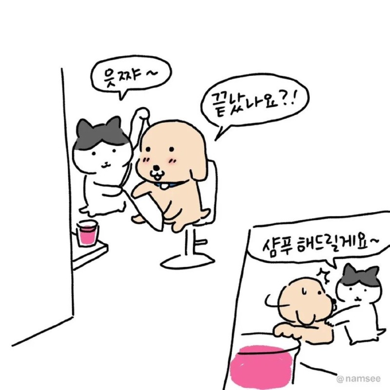 미용실에서 체리콕 받았던 만화.namsee