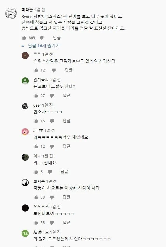 스위스 사람이 본 한글