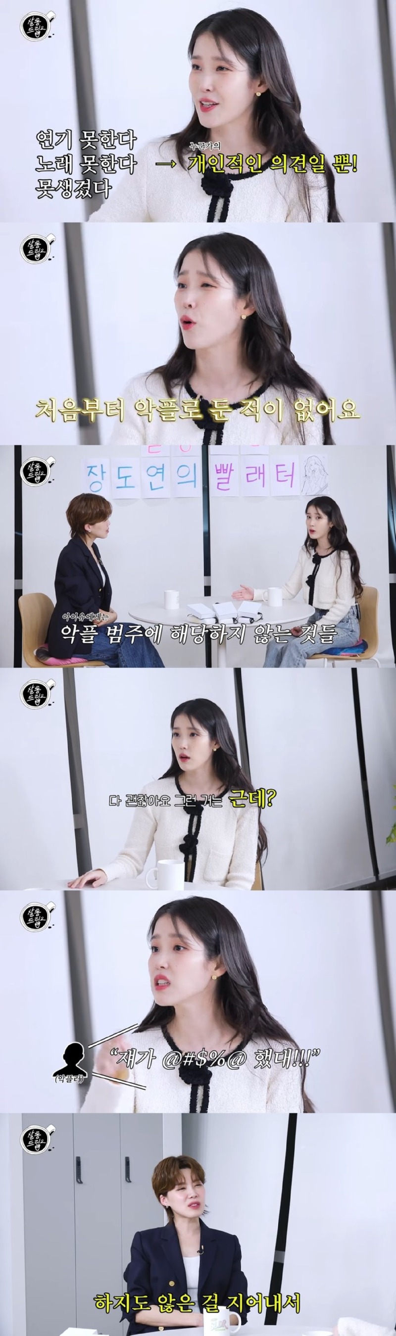 아이유가 생각하는 악플의 기준. 