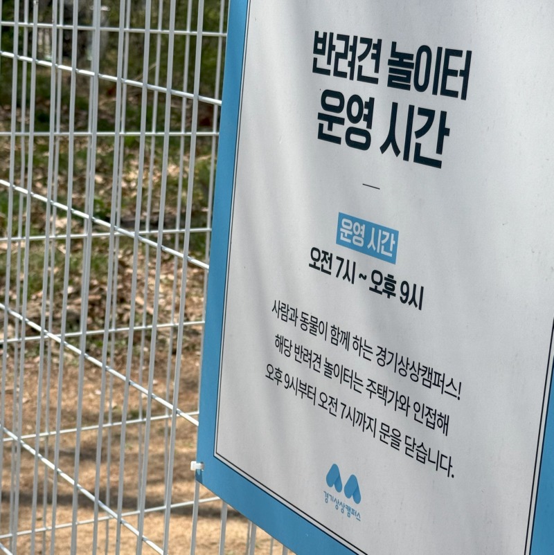 수원 경기 상상캠퍼스 산책하기 좋은 무료 반려견 놀이터