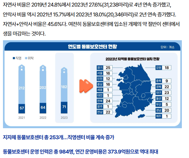 연간 유기동물 10만마리, 유기동물 감소를 위한 대책은...? 