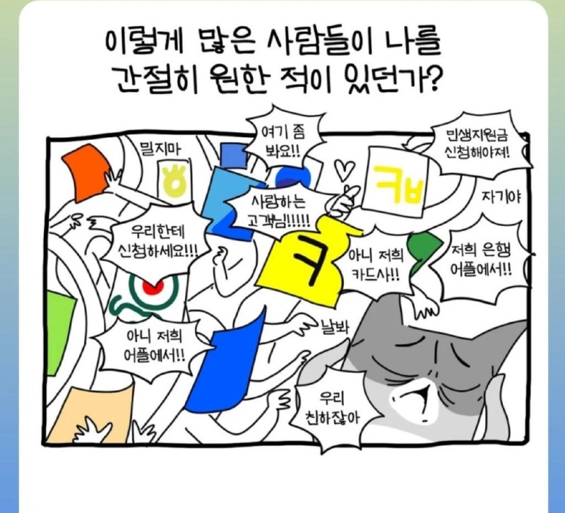 카드사 민생지원금 현황 만화 .JPG