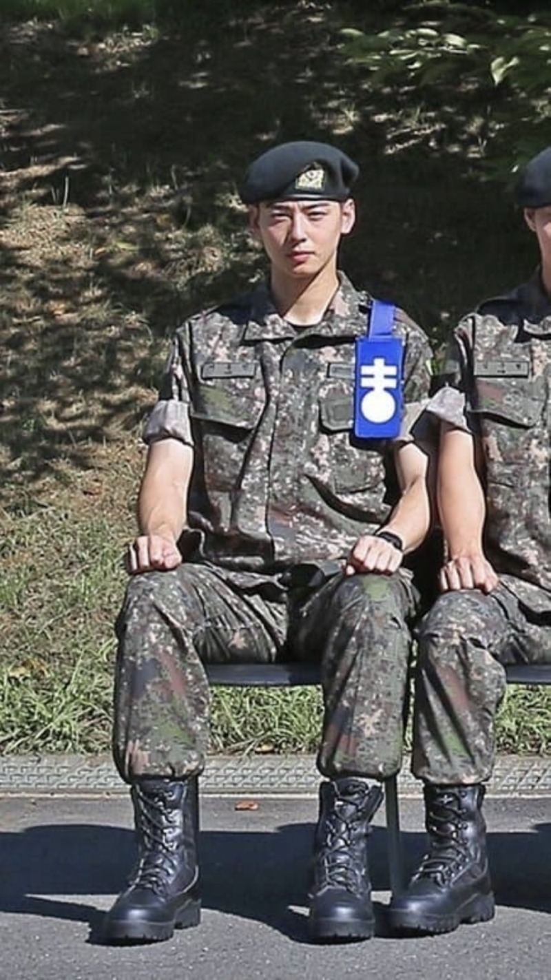 군대간 차은우 근황 ㄷㄷ