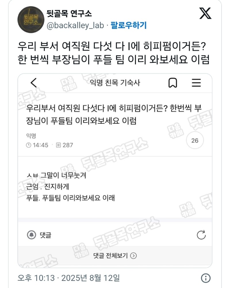 푸들. 푸들팀 이리 와보세요. 