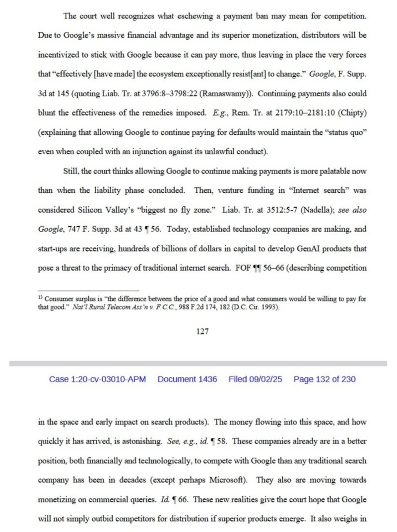 오픈AI의 존재가 구글 해체를 막았다.