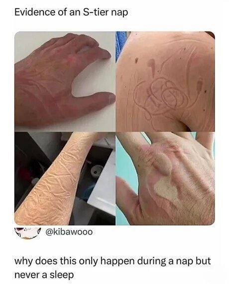 꿀잠을 잤다는 명백한 증거 